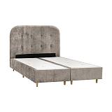 ΔΙΠΛΟ ΚΡΕΒΑΤΙ Fylliana New Amsterdam ΜΠΕΖ ΧΡΩΜΑ ΥΦΑΣΜΑΤΟΣ 160x208x124εκ (160x200)