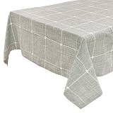 ΤΡΑΠΕΖΟΜΑΝΤΗΛΟ ΜΕ ΚΡΟΣΣΙΑ Fylliana ΜΠΕΖ-ΛΕΥΚΟ 90x90εκ