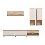 ΚΕΝΤΡΟ ΨΥΧΑΓΩΓΙΑΣ-ΣΥΝΘΕΣΗ NORWICH ARTISAN ΟΑΚ/CASHMERE 234x40x197εκ