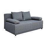 ΚΑΝΑΠΕΣ-ΚΡΕΒΑΤΙ Fylliana Nuvia ΓΚΡΙ ΥΦΑΣΜΑ 190x80x85εκ