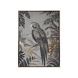 ΠΙΝΑΚΑΣ ΣΕ ΚΑΜΒΑ ΜΕ ΠΛΑΣΤΙΚΟ ΠΛΑΙΣΙΟ Fylliana FL252329 ΓΚΡΙ-ΜΠΕΖ-ΜΑΥΡΟ 50x3x70εκ