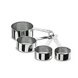 Μεζούρες μαγείρων inox σετ 4 τεμ 05-378 NOVATEX