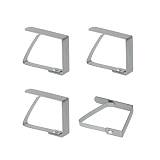 Πιάστρα τραπεζομάντηλου με πριτσίνι inox 4 τεμ 05-902 NOVATEX