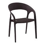 ΚΑΡΕΚΛΑ ΚΗΠΟΥ ΑΠΟ ΠΟΛΥΠΡΟΠΥΛΕΝΙΟ Fylliana FL33 ΜΕ UV ΠΡΟΣΤΑΣΙΑ ΚΑΦΕ ΣΚΟΥΡΟ ΧΡΩΜΑ 60x58x82εκ