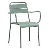 BRIO Πολυθρόνα-Pro Στοιβαζόμενη, Μέταλλο Βαφή Sandy Green 5635C Ε-00024731 Ε544,3